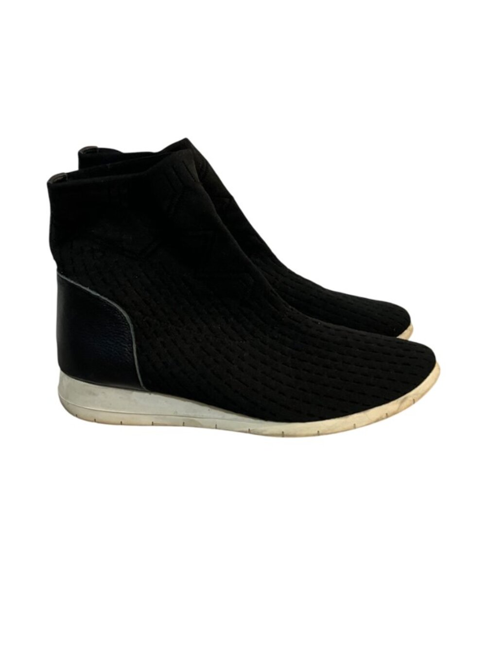 Arche Women's Pull On Ankle Boot Sneaker Sock Black 39 US 8.5/9